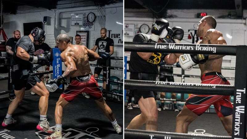 Heavyweight boxer recalls "tough" sparring rounds with UFC champion Alex Pereira