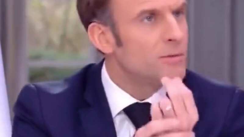 Emmanuel Macron filmed slipping off luxury watch during interview about pensions