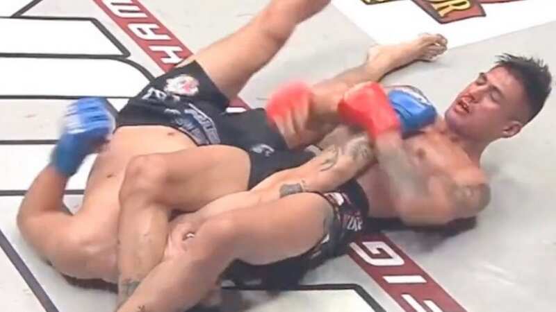 MMA fighter horrifyingly tapped out twice in fight after referee blunder
