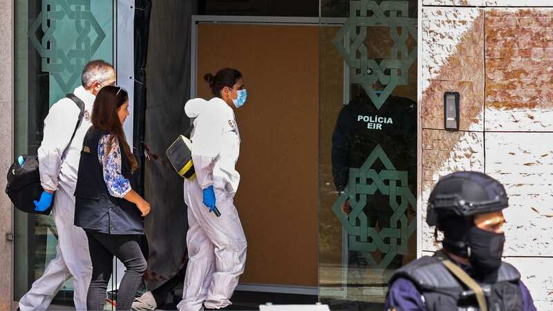 Knifeman shot by police after stabbing two women to death at Muslim centre