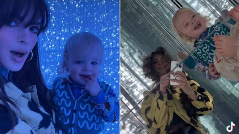 Emily Ratajkowski and her son visited an art gallery (Image: Instagram)