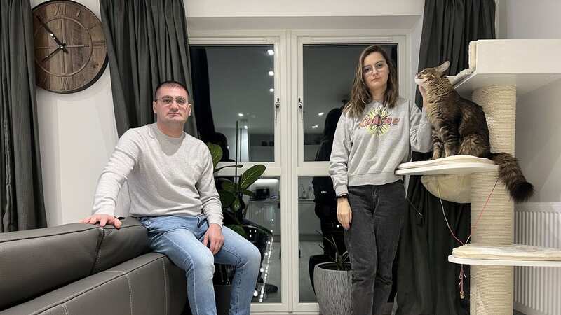 Alex and Dorina Marcu say their new build home in Herne Bay, Kent is beset with problems (Image: Courtesy Alex Marcu / SWNS)