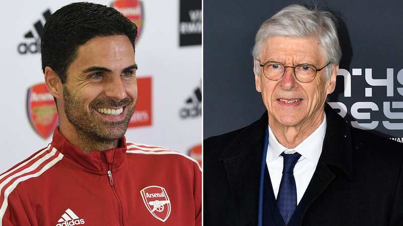 Arsene Wenger and Mikel Arteta (Image: Getty Images)