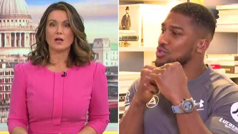 Anthony Joshua leaves Susanna Reid speechless thanks to odd antics live on GMB
