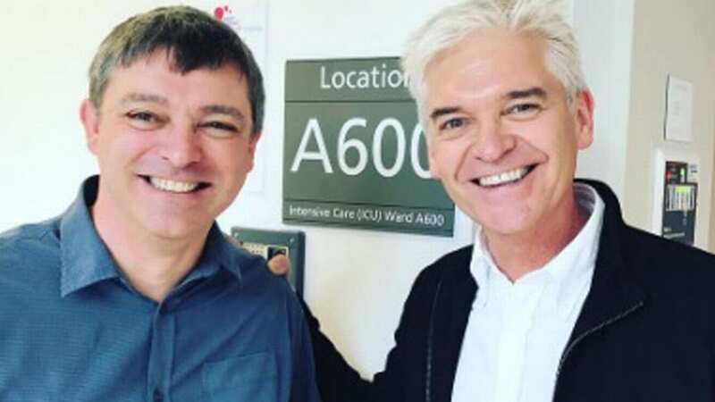 Phillip Schofield (left), pictured with brother Phillip, has been on trial at Exeter Crown Court (Image: Instagram)