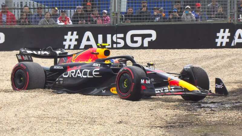 Sergio Perez beaches car in Australian GP qualifying before X-rated radio blast