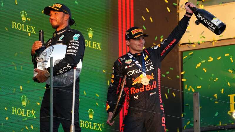 Max Verstappen won the Australian GP with Lewis Hamilton in second place (Image: Scott Barbour/AP/REX/Shutterstock)