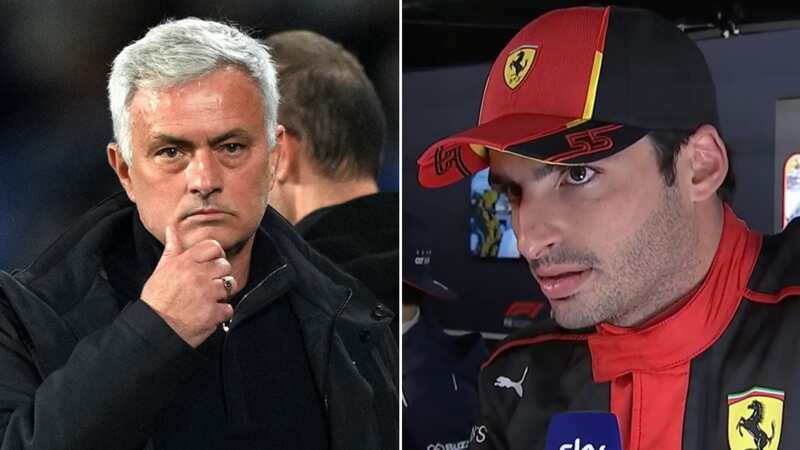 Carlos Sainz was seething with his penalty (Image: Sky Sports)