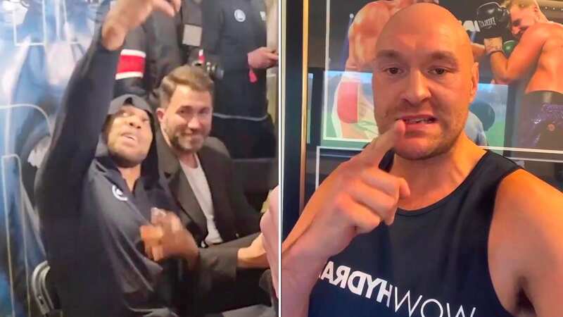 Anthony Joshua mocks Tyson Fury call-out videos after Oleksandr Usyk collapse