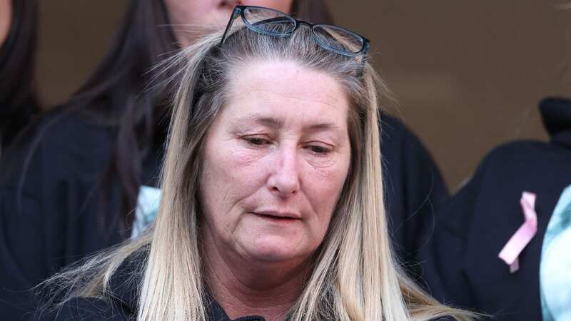 Cheryl Korbel outside Manchester Crown Court (Image: Julian Hamilton/Daily Mirror)