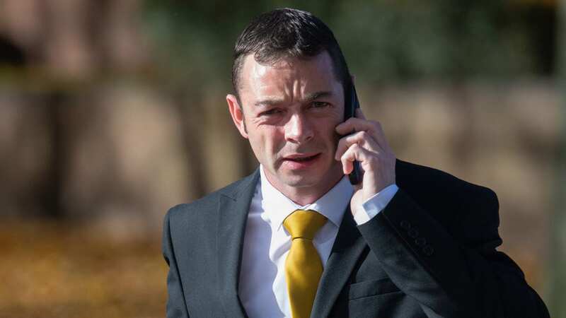 Jonathan Maybury pictured outside Warrington Magistrates