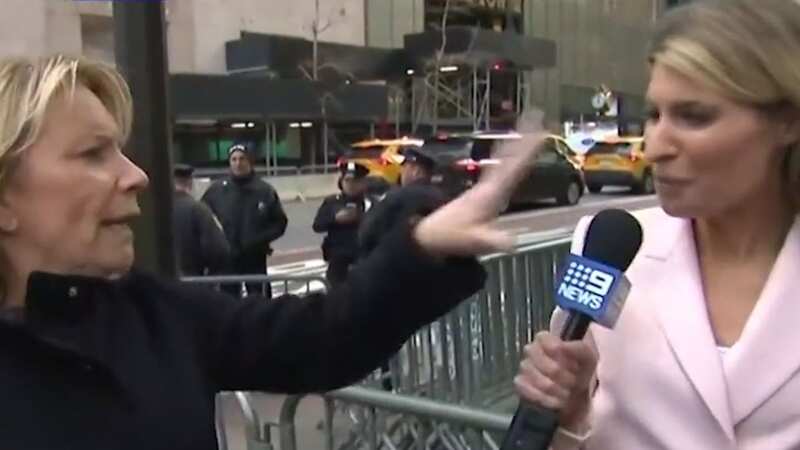 Trump supporter explodes at reporter in live broadcast screaming 