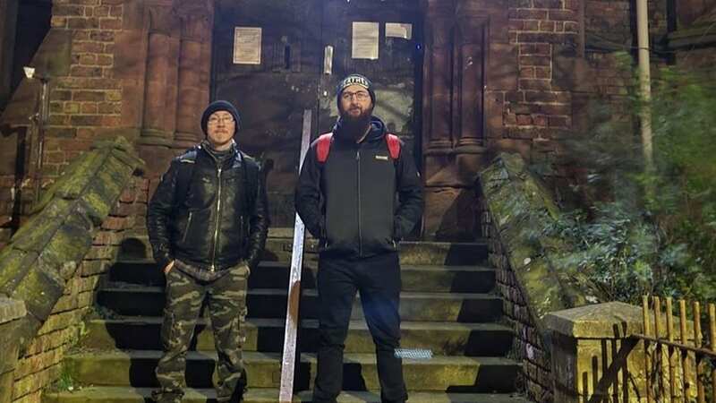 The C.O.R.P.S.E Incorporated pair say they saw ghosts in the building (Image: John Wharton and Alan Rogers)