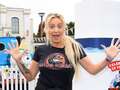 Daisy May Cooper beams as she looks slimmer than ever on family day out