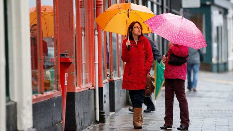 April showers will try and dampen spirits ahead of a hot Easter weekend (Image: PA)