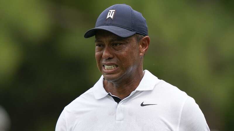 Tiger Woods played through the pain during the first round at Augusta (Image: David J Phillip/AP/REX/Shutterstock)