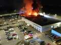 Major fire breaks out at Jaguar car dealership as nine engines battle huge blaze dqxikeidqkikdinv