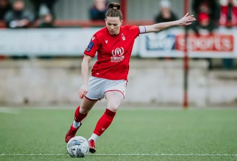 Lyndsey Harkin of Nottingham Forest Women says it