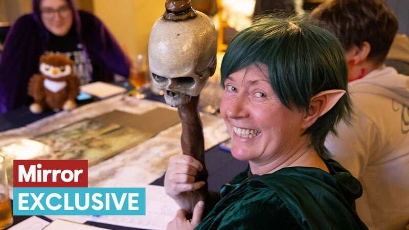 Siobhan McNally playing Dungeons & Dragons (Image: Tim Merry / Daily Mirror)