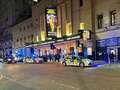 Police storm theatre as 'disgusting' audience 'tried to sing over the cast'