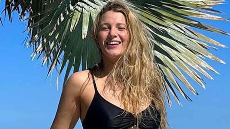 Blake looked stunning on holiday
