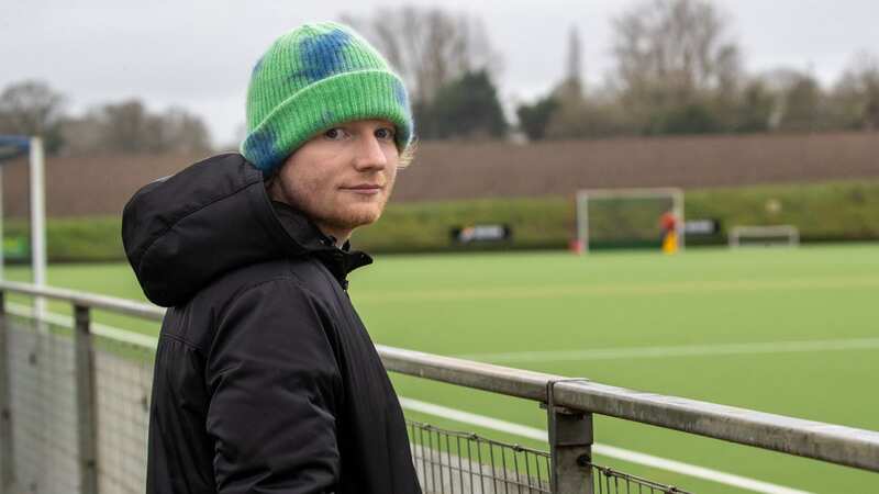 Ed Sheeran took time out from his global tour to watch his wife play hockey (Image: Bav Media / SplashNews.com)