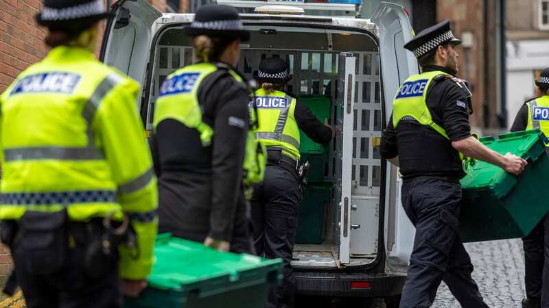 Police searching the SNP