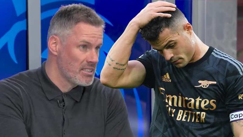 Jamie Carragher slams "idiotic" Xhaka as he fails to learn from Arteta mistake
