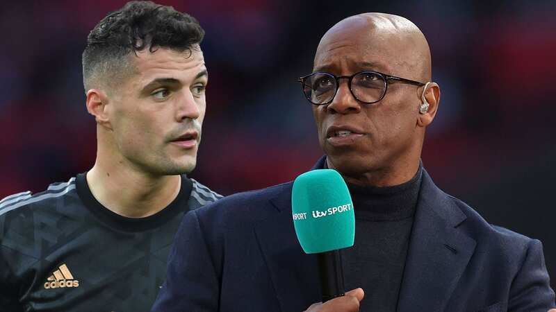 Ian Wright leaps to Granit Xhaka