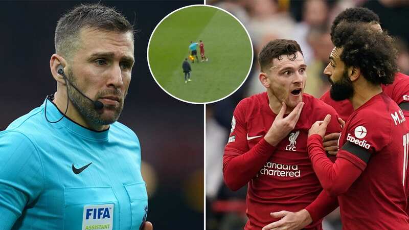 Referee chiefs suspend linesman who elbowed Robertson as FA investigate