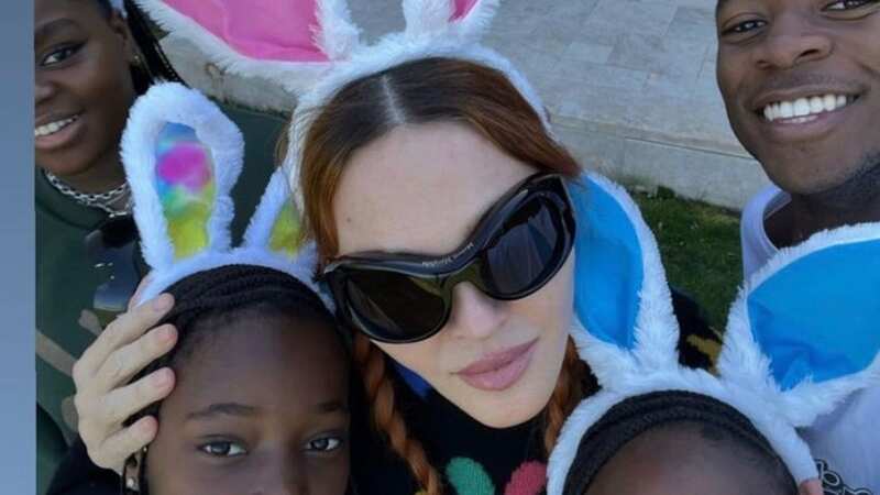Madonna rocked some bunny ears (Image: Instagram)