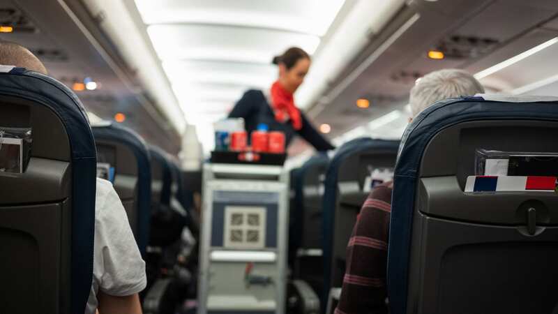 The flight attendant says it