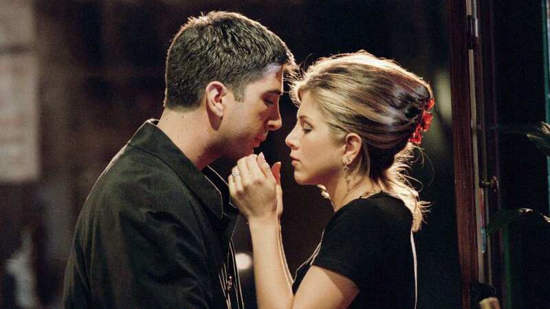 Jennifer Aniston and crush David Schwimmer let 