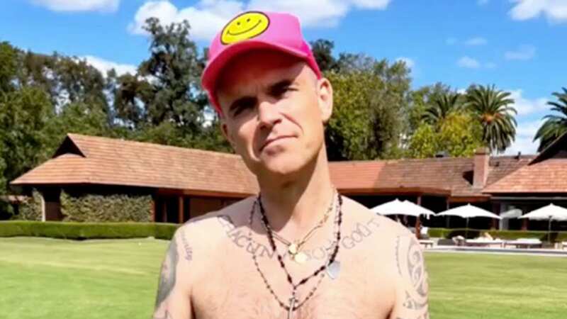 Robbie Williams admitted that his battle to stay in shape is a 