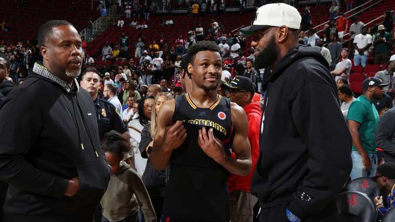 LeBron James was in attendance at both the McDonalds All-American Game as well as the Nike Hoop Summit (Image: AP)