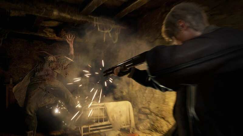 Weapons like the shotgun can instantly be made more powerful by purchasing an upgrade ticket (Image: Capcom)