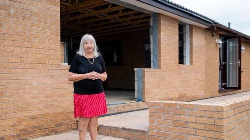 Joanne Dennis outside her Longton home