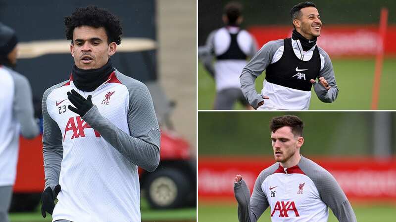 Luiz Diaz is in line to make his Liverpool return against Leeds (Image: Liverpool FC via Getty Images)