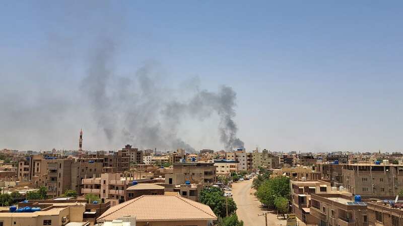 Brits in Sudan told to stay indoors after explosions rock capital
