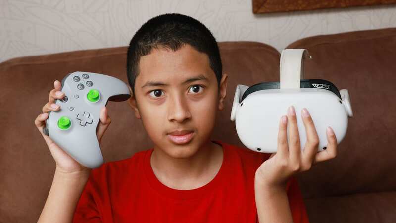 Darren Collins is angry that his bank allowed his son Anese 13 to spend £900 in one day buying computer game credit and did not flag it up as suspicious transactions (Image: Teessidelive)
