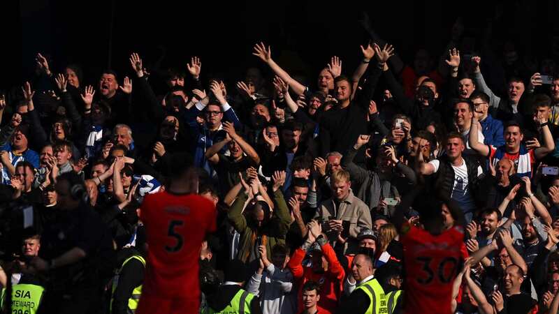 Brighton fans sing new chant for Liverpool star after embarrassing Chelsea gaffe