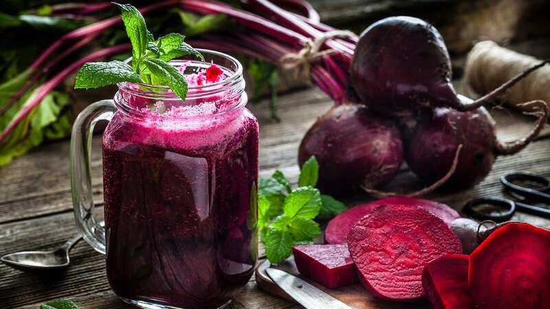 Beetroot juice can also decrease your blood pressure within three to six hours (Image: Getty Images)