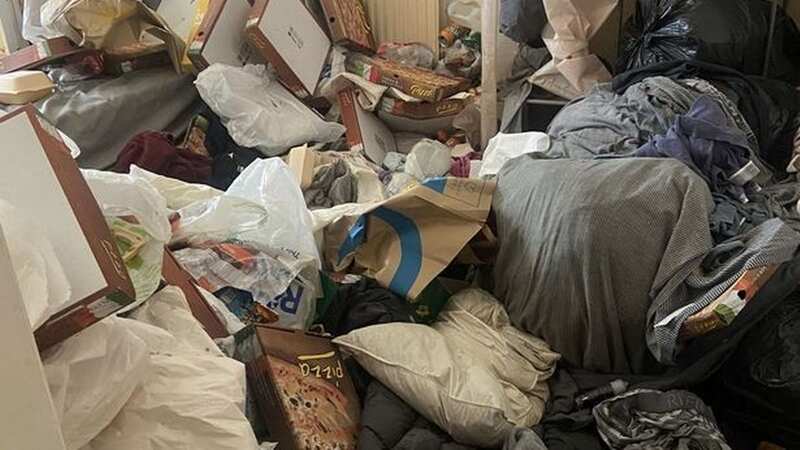 The flat reduced the cleaner to tears multiple times (Image: Kennedy News/Dust Fairy Cleaning Service)