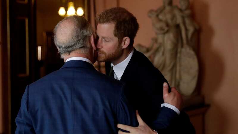 The King and Prince Harry are reported to have had heart to heart talks (Image: Getty Images)