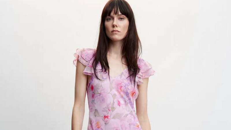 The Mango dress has been getting snapped up fast online (Image: Mango)