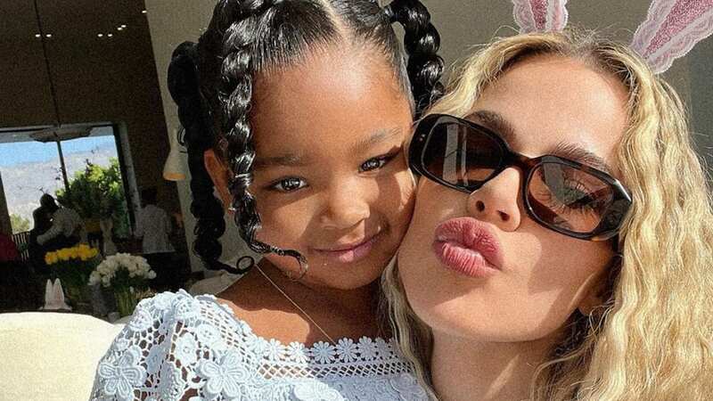 Khloe Kardashian with daughter True (Image: Instagram)