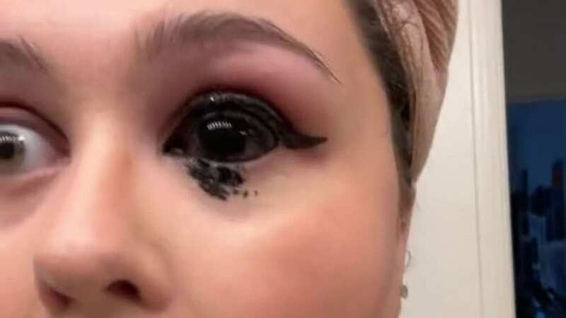 Woman left looking like 