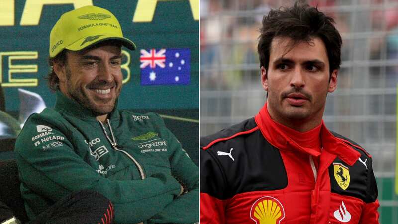 Carlos Sainz was seething with his penalty (Image: Sky Sports)