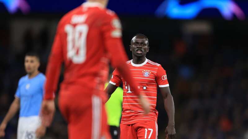 Sadio Mane looks at Leroy Sane during their Champions League quarter final first leg defeat to Manchester City (Image: Photo by Simon Stacpoole/Offside/Offside via Getty Images)