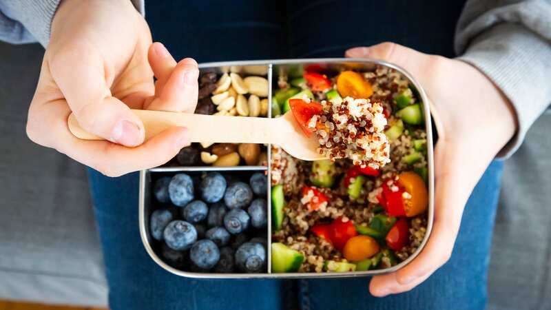 Packing a healthy lunch the night before should help (stock photo) (Image: Getty Images/Westend61)